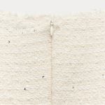 ZARA NWT❗️ Elegant White Tweed Short Cutted Dress ZW Collection Mini Ivory Size M Photo 10