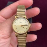 Vintage Belair Gold Tone Stretchy Band Women’s Watch Photo 1