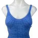 NEW Freshman 1996 Blue Knit Fuzzy Cardigan Sweater Mini Tank Dress Set Size XS Photo 5
