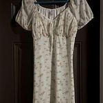Xhilaration XL  floral ivory short 90s dress Photo 0