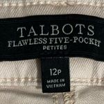 Talbots Flawless Five - Pocket Pink Jeans Size 12P Photo 1