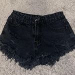 SheIn Black Jean Shorts Photo 0