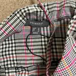 Primark Plaid Pink Black Mini Belted Dress Photo 3