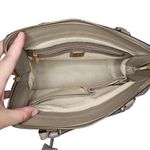 MCM  Taupe Leather Satchel w/ authenticity card Photo 3