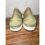 Anthropologie Maeve Moss Green Puffy Platform Shoes Slippers Size L 10/11 Comfy Photo 3