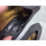 Arturo Chiang  Holly Shoes Heels 6M Black Leather Peep Toe Wedge Fashion Pumps Photo 9