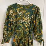 Cara Cara Millbrook Floral Dress in Green Botanical Birds in Size XS Photo 7