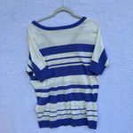 Gap Blue and White Striped Top Photo 3