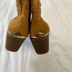 JoyFolie Bonnie Boot in Pecan Tooled Leather Lace Up Western Cowgirl Boots US 9 Tan Photo 6