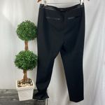 Chico's Chico’s Black Satin Waist Full Length Trouser Pants .5 S Photo 1
