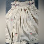 Free People  embroidered Dress small baby doll mini Photo 13