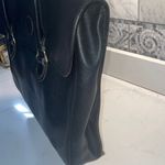 Trussardi Black Leather Tote Bag. Photo 3