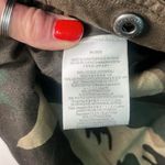 BCBG Max AZRIA army brown leather like new jacket fitted amazing details Sm Photo 6