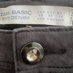 ZARA  Denim Ankle Skinny Jeans Size 6 Stretch Dark Gray Basic Z1975 NWOT Photo 5