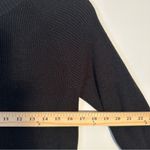 For Cynthia  Zip Pullover Sweater Womans Size S Black Photo 3