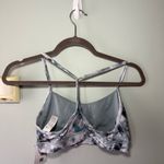 Lululemon Flow Y Sports Bra Size 6 Women’s Blue Gray Multi Photo 3