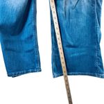 American Eagle Curvy Super High Rise Baggy Wide Leg Jeans 2 Short Distressed Blue Photo 5