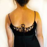 Vintage 90s Y2K Night Way Collections Dress Black Size 10 Photo 3