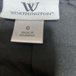 Worthington Women’s Leopard Animal Print Pleated Fully Line Midi Skirt Size 6 Photo 4