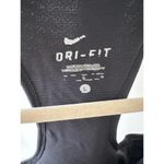 Nike  Women's Black Large Running Racer Back Tank Top Dri Fit Shelf Bra, Sport Photo 3