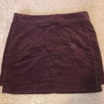 Forever 21 Maroon Mini Skirt Size Medium Photo 3