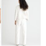 J.Crew Wide leg Essential Jeans in white Size 30 Petite Photo 9