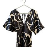 PINK | Satin Black Brown Business Casual Dress Size undefined Photo 4