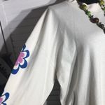 Urban Outfitters  Y2K Sweatshirt Life Advice Oversized Tee Floral Graphic Cream M Photo 6