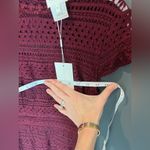 Foxiedox New $163 Nordstrom  Open Back Ellie Dress Fit and Flare Lace in Burgundy Photo 9