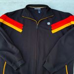 Rocawear Vintage Striped Black Red Track Zip Up Jacket Photo 2