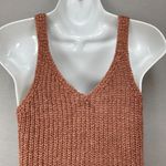 Moon & Madison Knit Tank Top Brown Size Medium Neutral Earthy‎ Sleeveless Shirt Photo 5