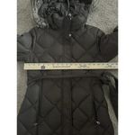 Eddie Bauer  Brown Quilted Parka Hooded Puffer Goose Down Jacket Size XS Warm Photo 6