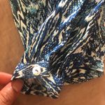 ZARA Xsmall - Animal Print Mini Dress - Blue/white Photo 11