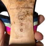 Loeffler Randall Suede Slide Sandals 8B Multicolor Striped Block Heel Sandals Photo 7