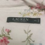 Ralph Lauren Floral Button Down sleep Shirt - White and Pink size XL Photo 2