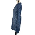 Cloth & Stone Anthropologie Medium Shirt Dress Chambray Button-Up Pockets Hi-Low Photo 5