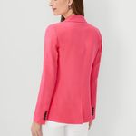 Ann Taylor  linen blend the Greenwich hot pink blazer Sz 14 Photo 1