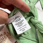 BECCA by Rebecca virtue Becca Rebecca Virtue Sage Green Halter Bikini Top Skylar Ring Size M New Photo 4