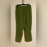 Cuddl Duds EUC  Green and Gray Joggers with pockets size large Photo 2