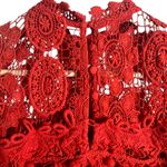Tularosa Clayton Red Crochet Lace Mini Dress Size XS Photo 7