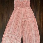 Japna  Pink Floral Paisley Jumpsuit  Photo 1