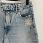 Good American  Good Mom High Rise Distressed Ankle Jeans in Blue636 Size 26 | 2 Photo 8
