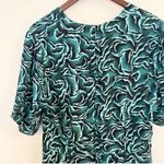 Whistles Asos Watercolour Zebra Print Dress Button Front V Photo 9