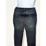 DL1961 Kershaw Emma Low Rise Skinny Ankle Jeans Rhinestones Bling Black Size 23 Photo 8
