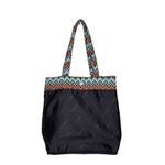 Vera Bradley Quilted "Sierra Stream" Medium Vera Tote Shoulder Handbag Blue Photo 3