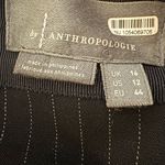 Anthropologie  Black Asymmetrical Pinstripe Dress Photo 5