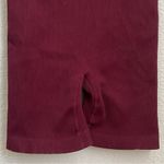 Madewell Seamless Halter Biker Unitard in Cabernet Size S/M Photo 8
