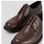 NEW Camper Leather Oxfords Neuman Brown Lace Up Size 9 Photo 1