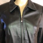 Style & Co  zippered leather jacket Photo 3