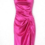 Love j Ruched Hot Pink Dress Size S Photo 0